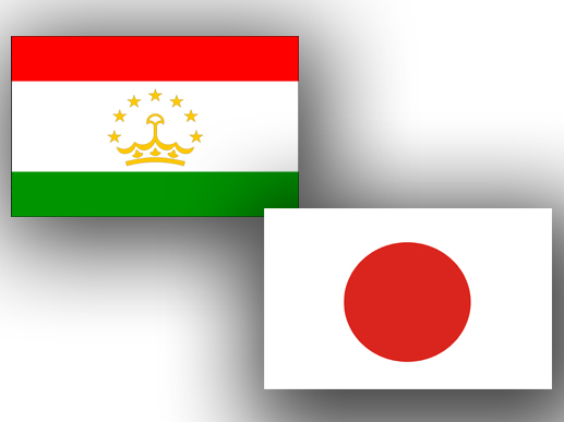 Tajikistan_Japan_flags_300113